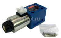 4WE10RB31/CG24N9K4 - Гидрораспределитель золотниковый Ду 10 с электроуправлением G24, схема RB (94-2), возврат - пружинный