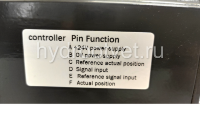 4WRKE25W6-350L-3X/6EG24K31/A1D3M - Пропорциональный распределитель с обратной связью по положению золотника и со встроенным усилителем (OBE), Ду25, A1 = ±10 В, номинальный расход 350 л/мин, схема W6-, каналы управления X и Y - внешние