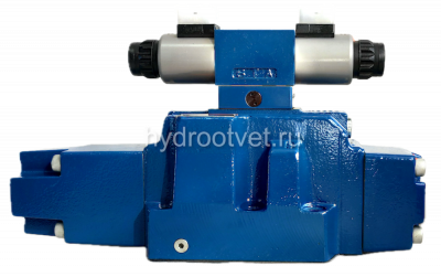 4WRZ25E325-7X/6EG24N6ETK4/D3V - Пропорциональный распределитель Ду25 без усилителя, номинальный расход 325 л/мин, схема E, каналы управления ET - X и Y - внутренние