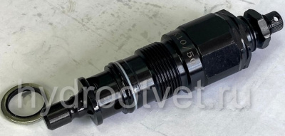 DBDS6K1X/50V - Предохранительный клапан прямого управления Ду6, давление регулировки до 50 бар, тип монтажа - встраиваемый, элемент регулировки S = винт
